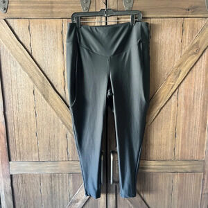 Vita High-Rise Straight Leggings Black Size 2 NWOT